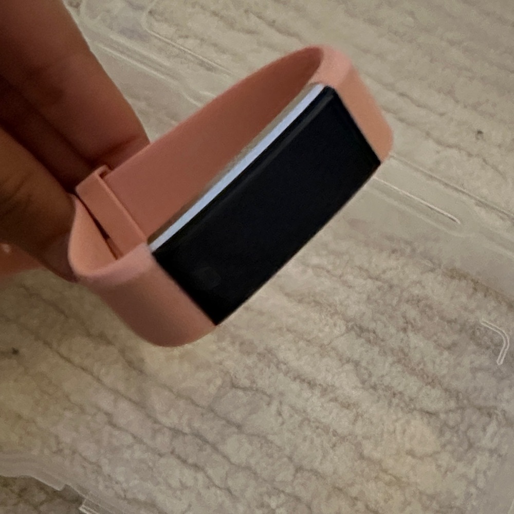 Pink Fitness Tracker (needs battery)